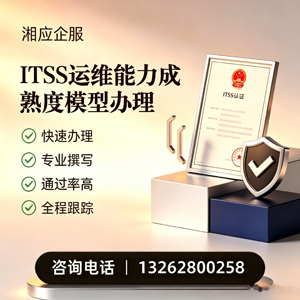 天水ITSS运维能力成熟度模型申请服务