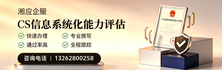 天水CS信息系统化能力评估申报服务